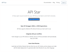 Tablet Screenshot of apistar.com
